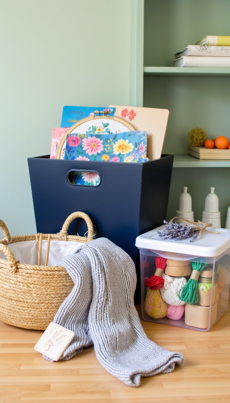 12. Designated "In Progress" Project Bins