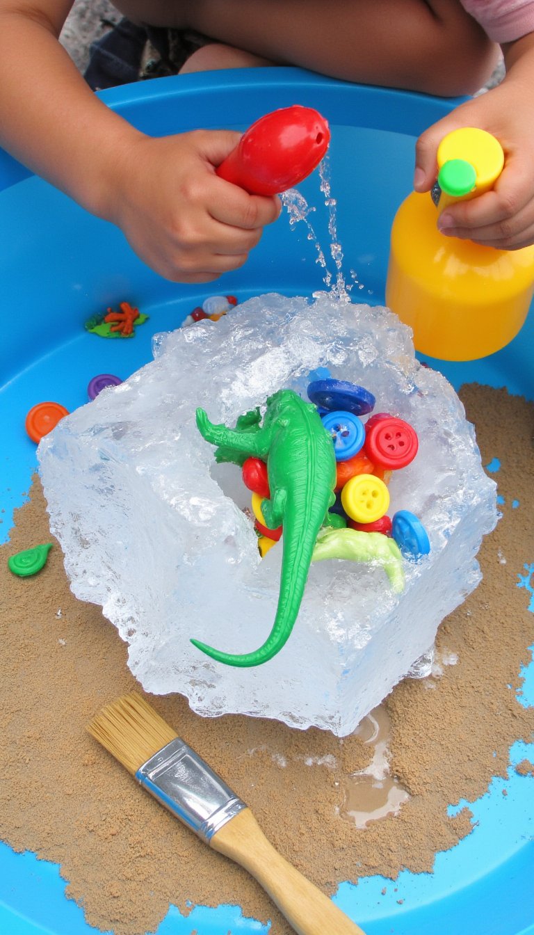 11. Sensory Ice Excavation Station