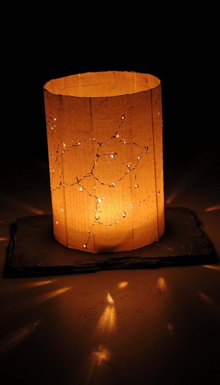 19. Punched Tin Lantern Effect