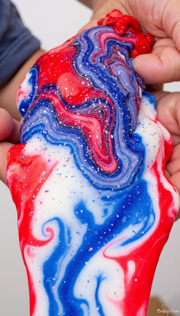 6. Red, White, and Blue Slime