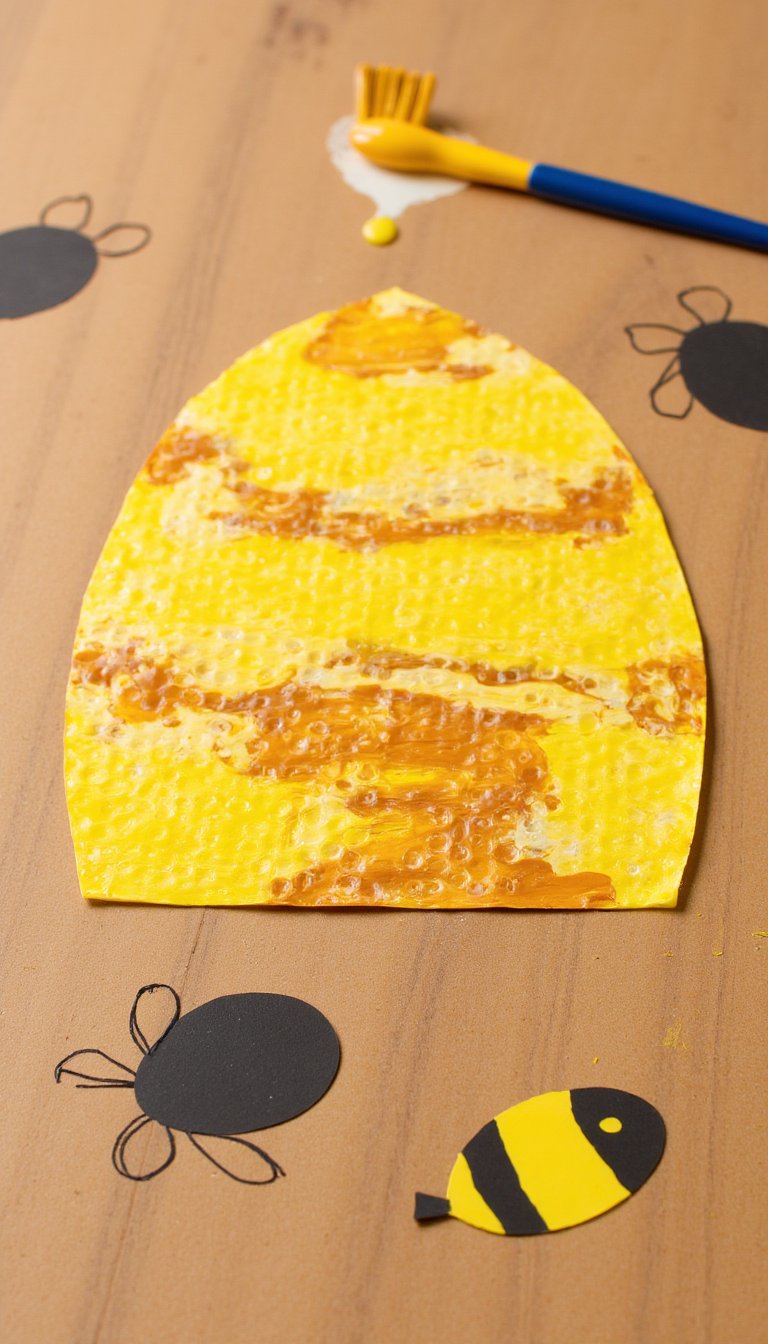 12. Bubble Wrap Beehives