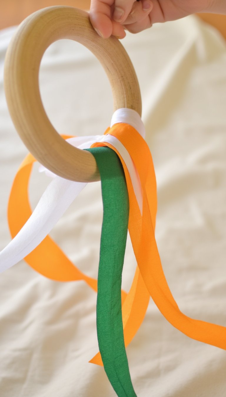 8. Flying Tri-Color Streamers