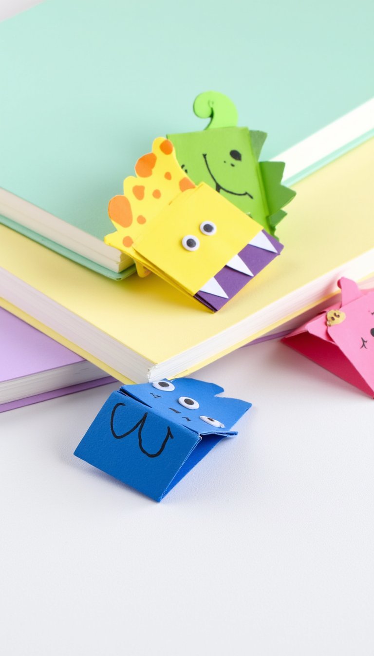 29. DIY Bookmark Corner Creatures