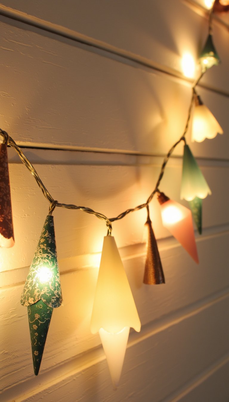 12. Paper Cone Fairy Lights