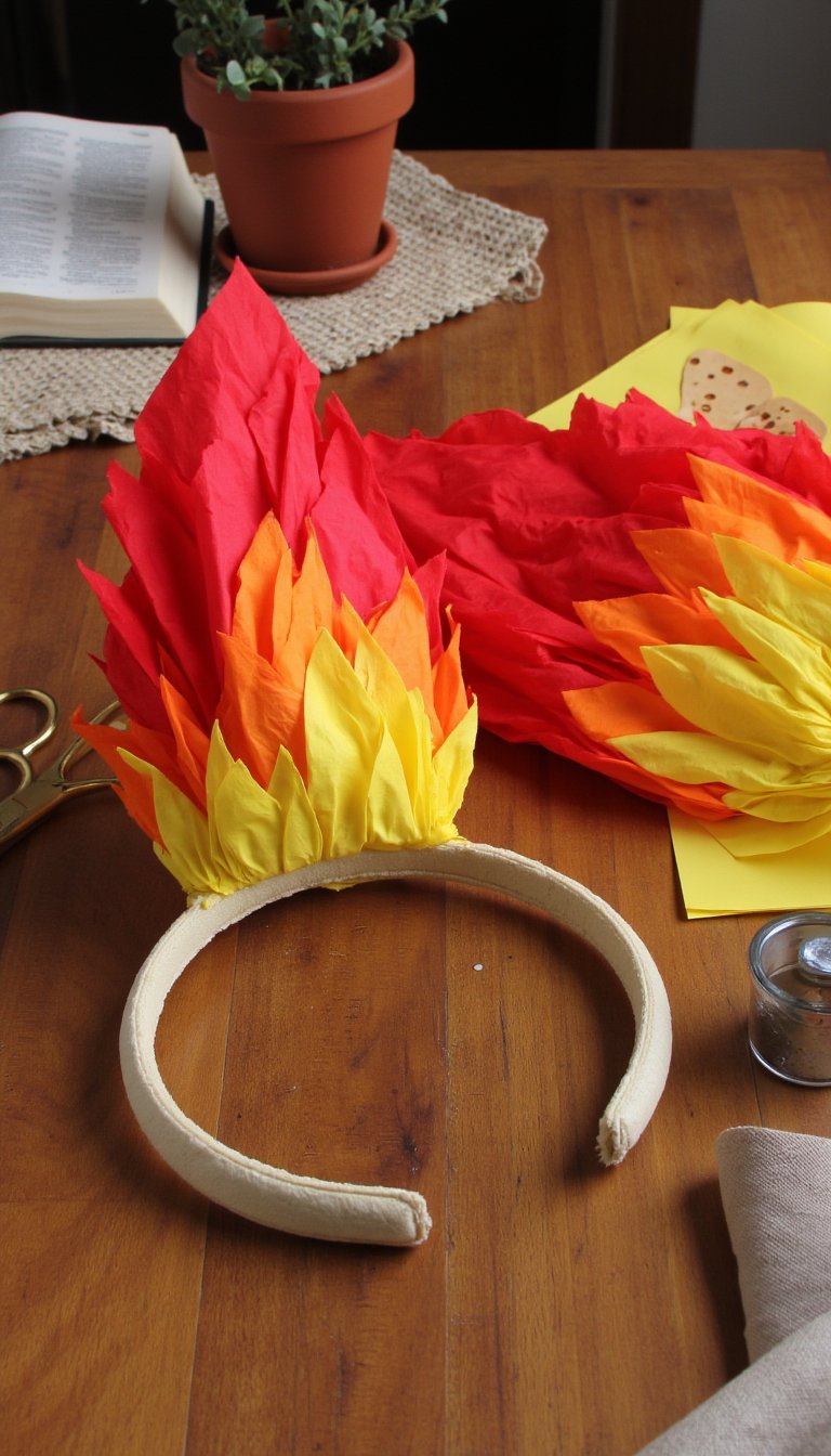 13. Pentecost Flame Headbands