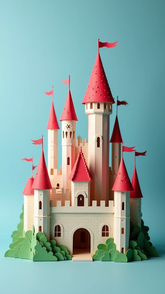 3D Paper Castles