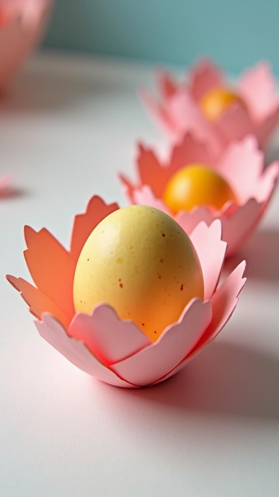 3D Paper Egg Holders