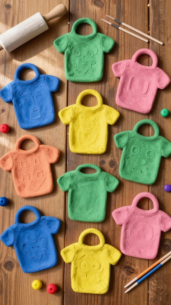 Clay T-shirt Bags