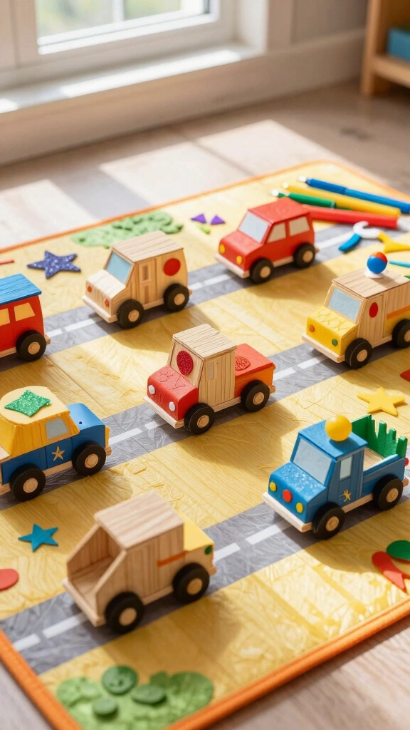 Popsicle Stick Trucks