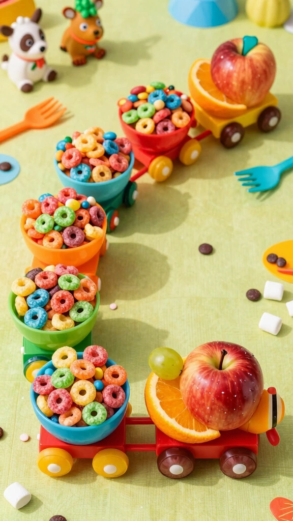 Fruit Loop Train Snack