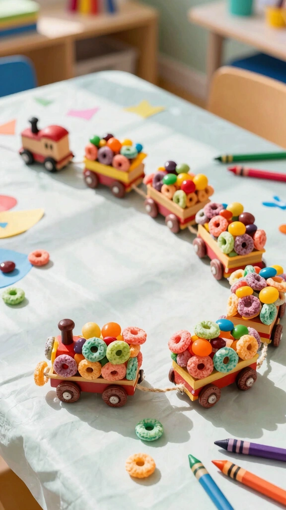 Fruit Loop Train Snack