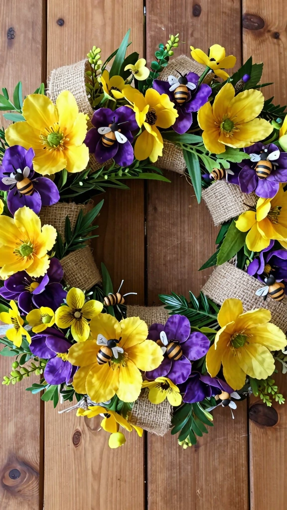 Bee Wreaths for Every Season