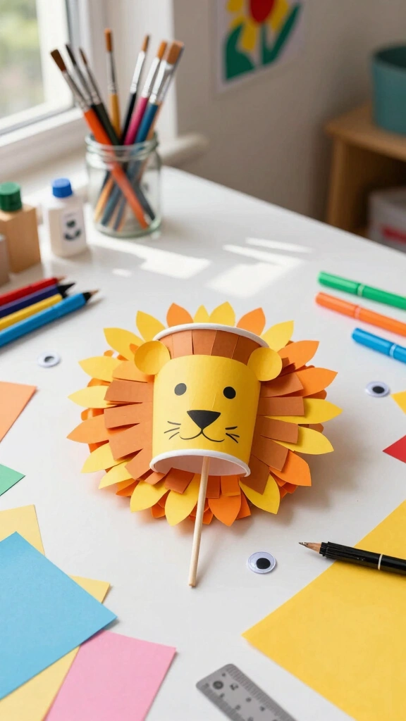 Lion Spinning Top