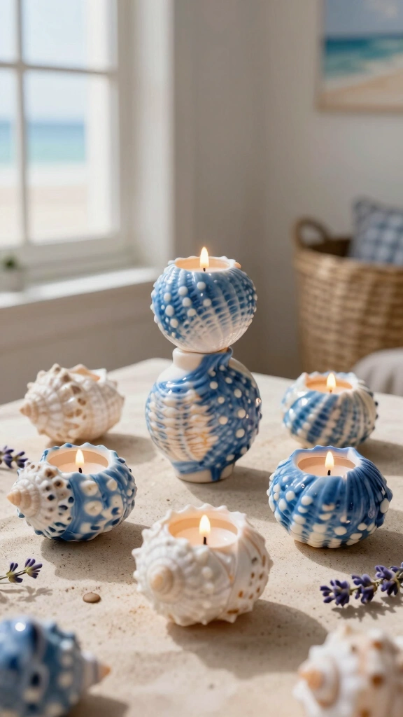 Seashell Candle Holders