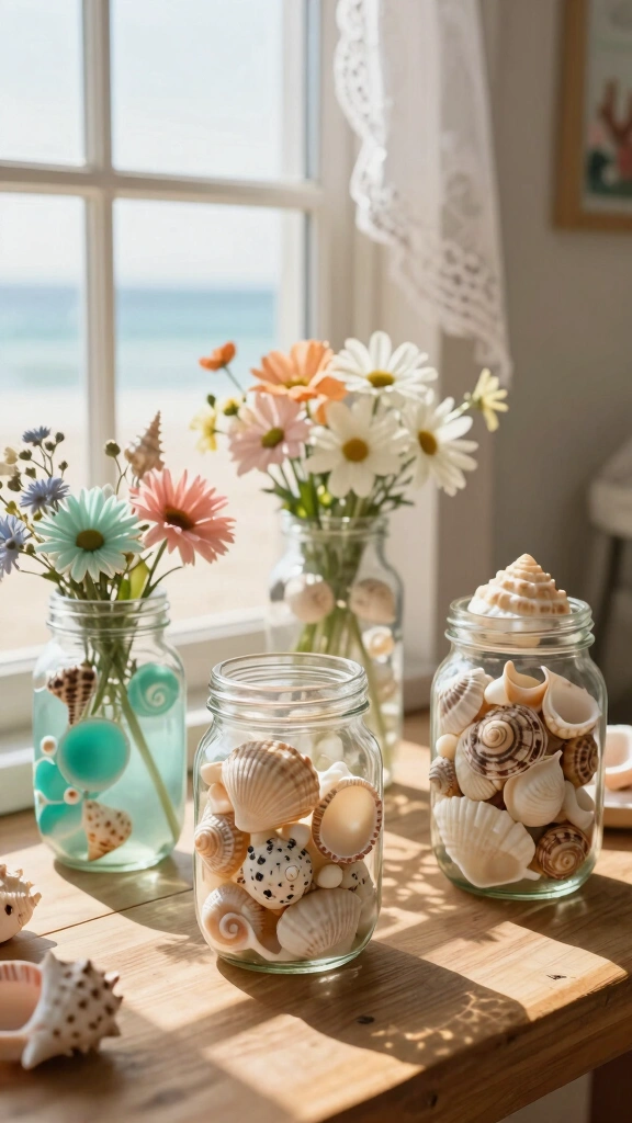 Shell-Decorated Jars