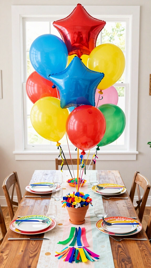 DIY Balloon Centerpieces