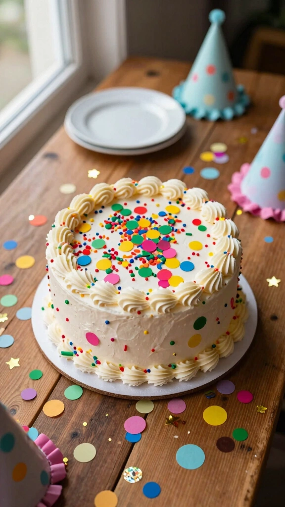 DIY Confetti for the Cake