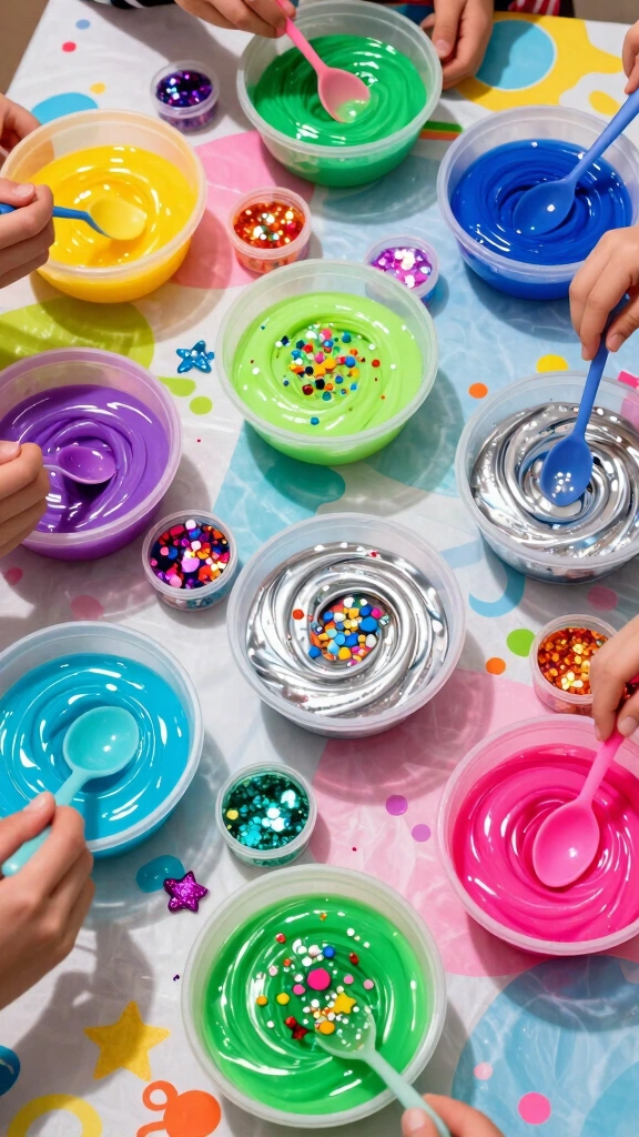 Glitter Slime Station