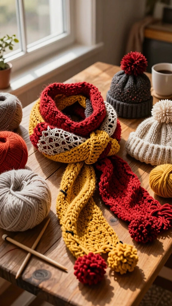 Knit or Crochet Your Own Scarves