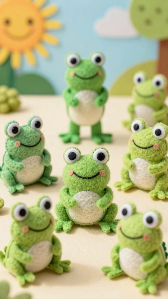 Frog Finger Puppets