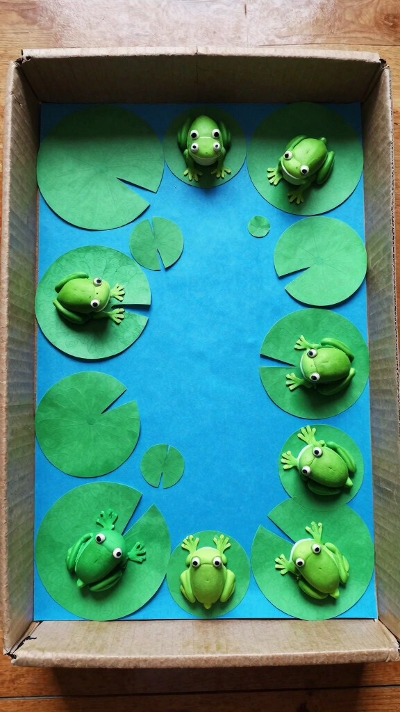 Frogs in a Pond Craft