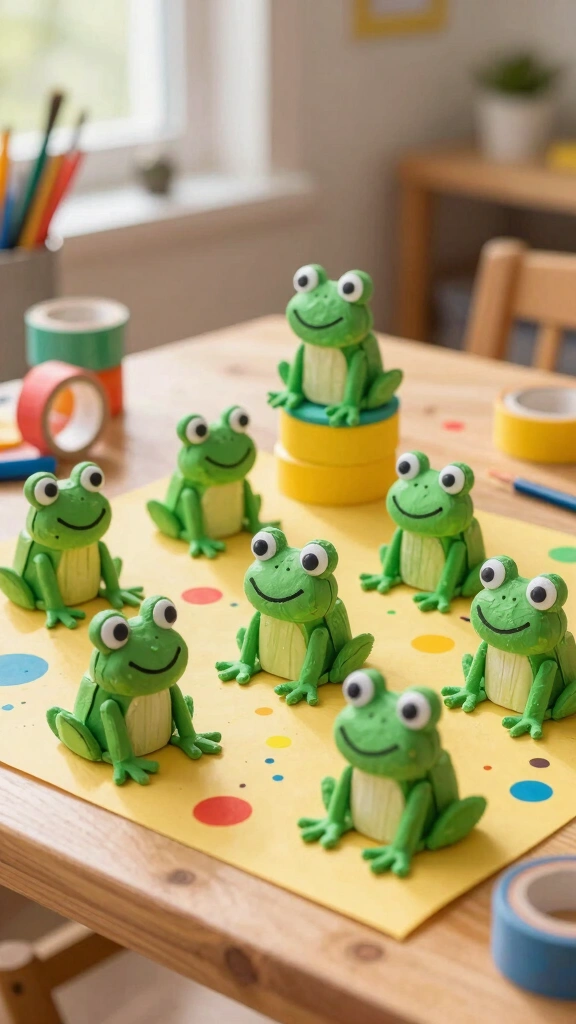 Popsicle Stick Frog Craft