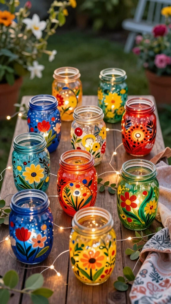 Painted Solar Lanterns