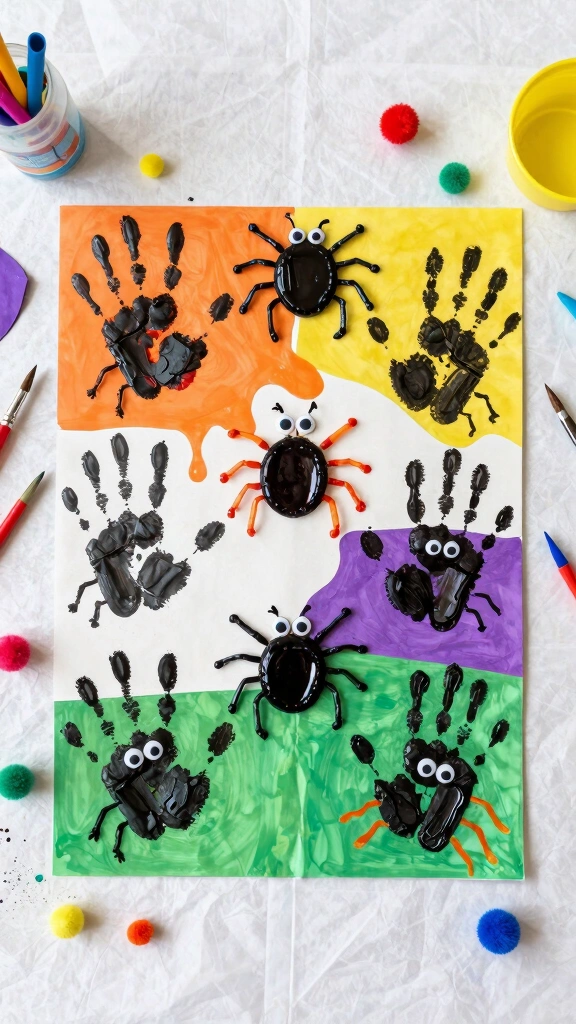 Spider Handprints