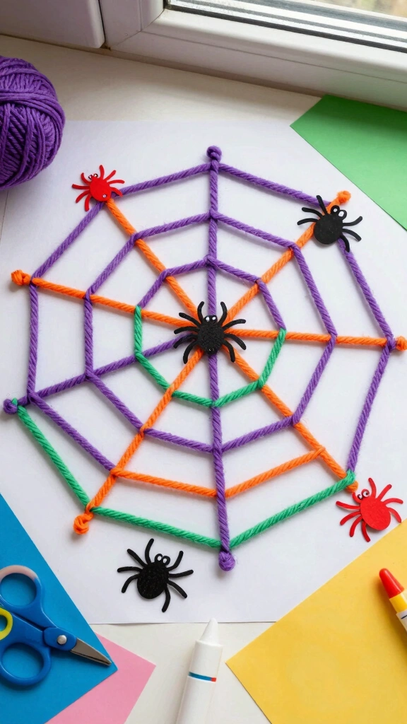 Spider Web Collage