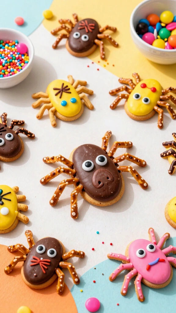 Fuzzy Spider Snacks