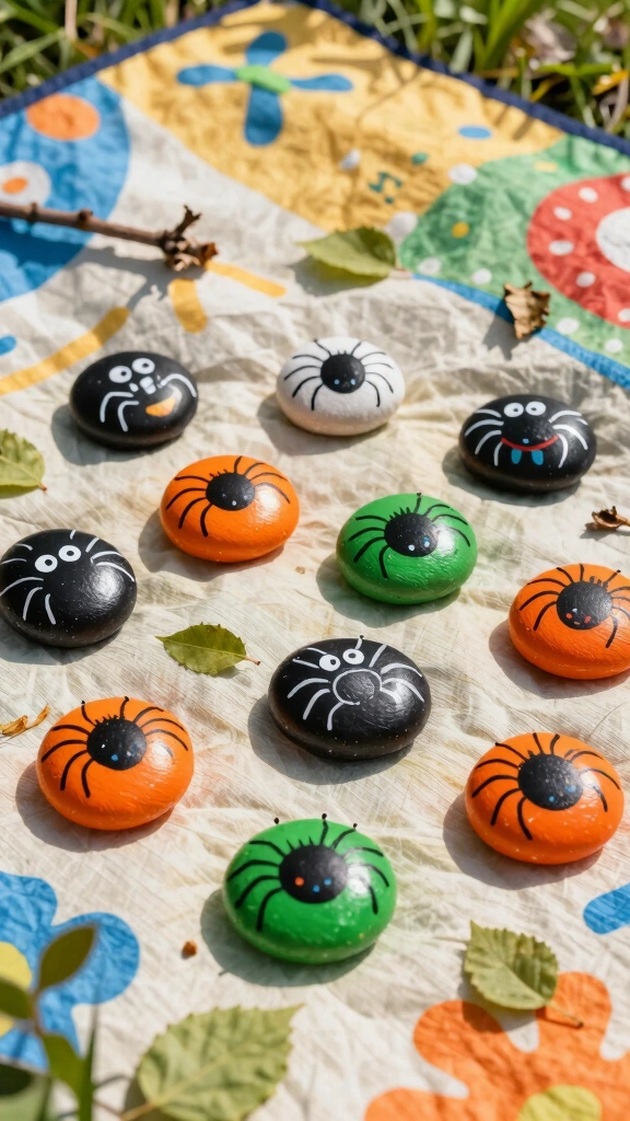 Spider Story Stones