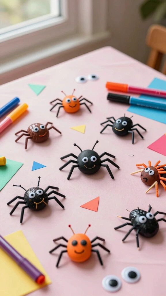 Spider Erasers Craft