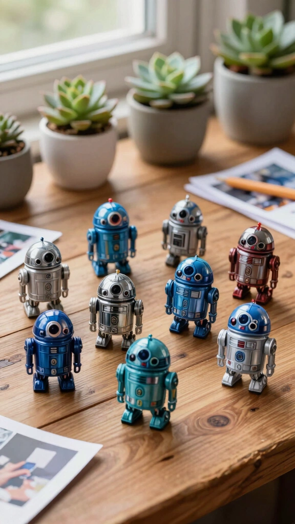 Droid-Inspired Resin Clips