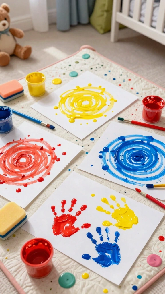 Finger Painting Fun