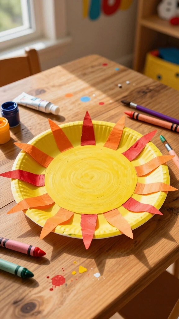 Paper Plate Sun