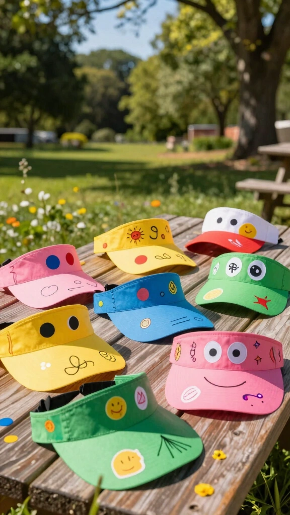Sun Visors Made from Paper