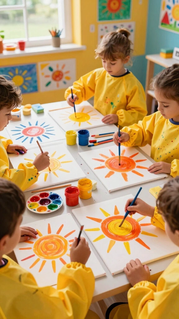 Sun Painting