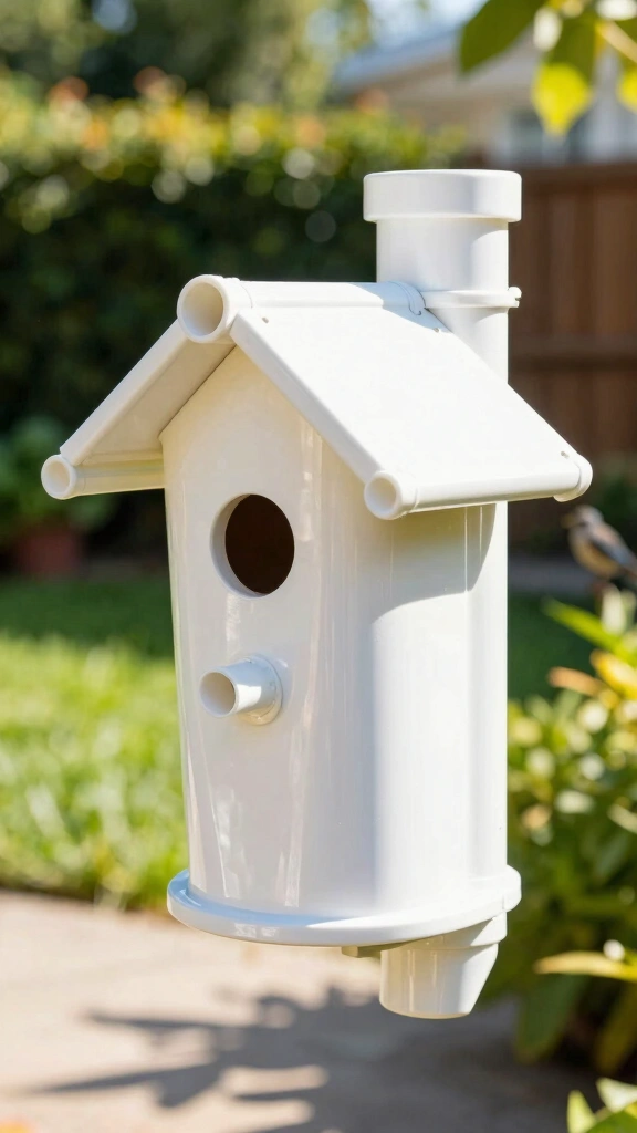 PVC Pipe Birdhouse