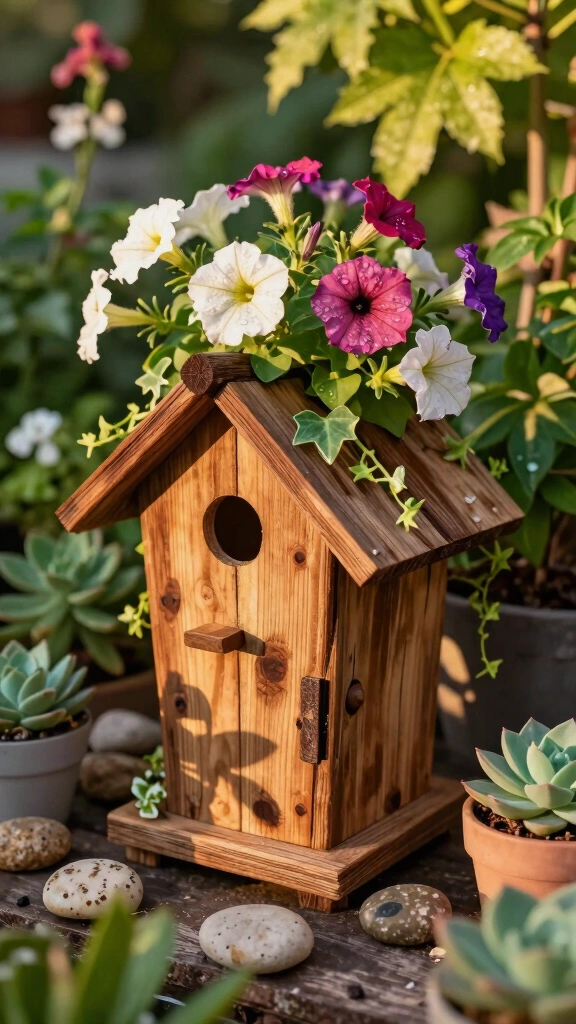 Birdhouse Planter