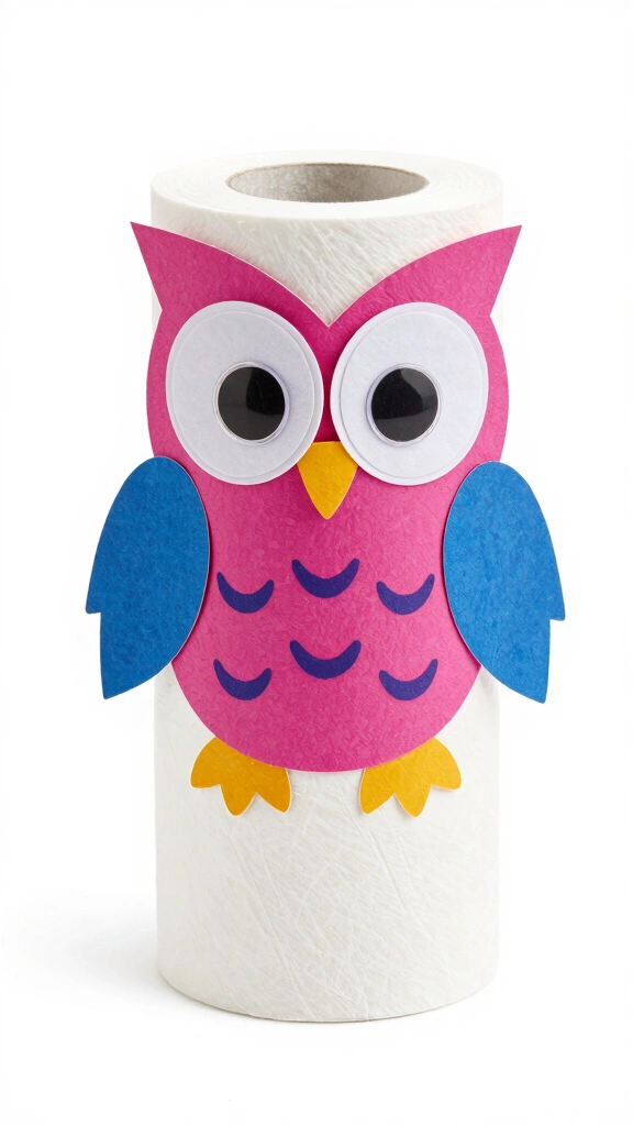 Toilet Paper Roll Owl