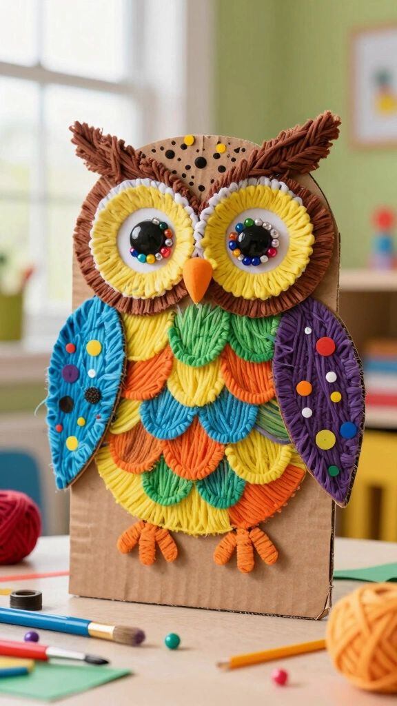 DIY Owl Wall Hanging