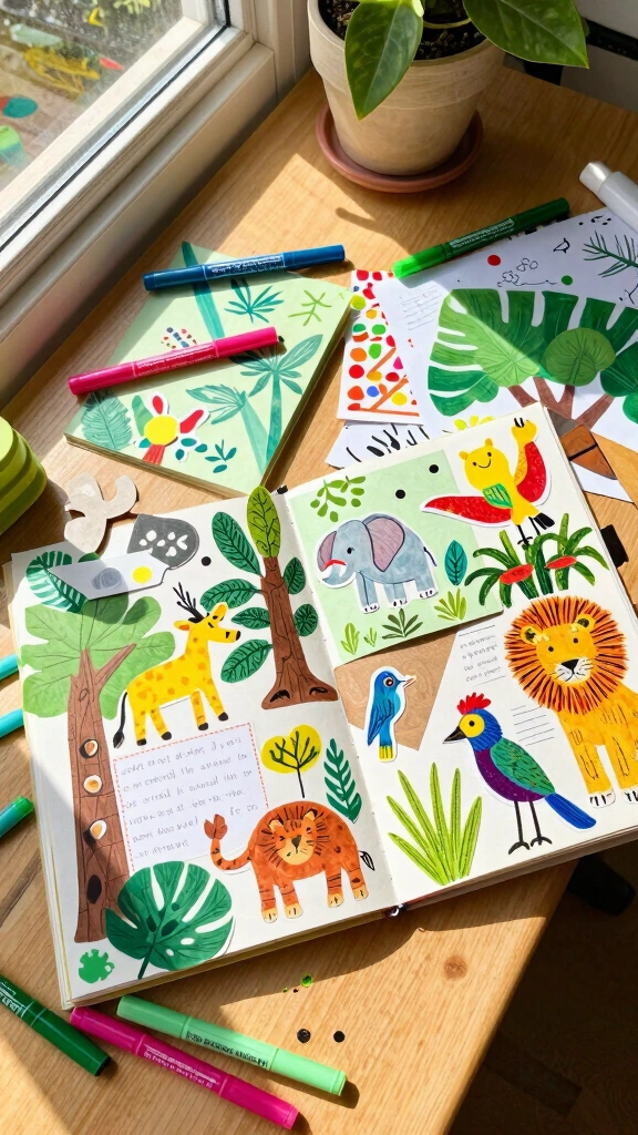 Jungle Theme Scrapbook
