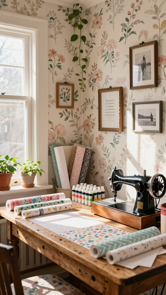 Vintage Floral Wallpaper