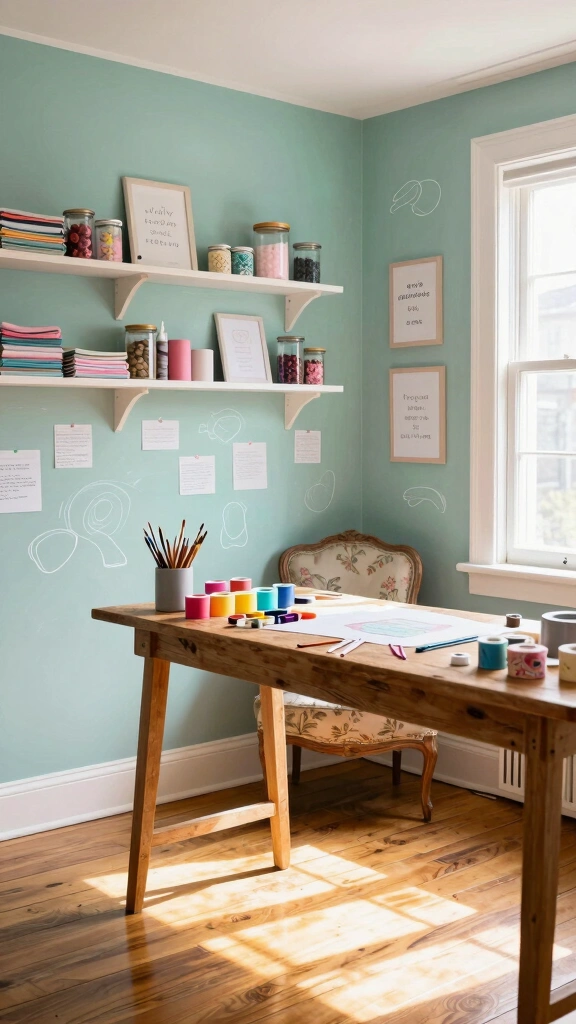 Chalkboard Paint Accents
