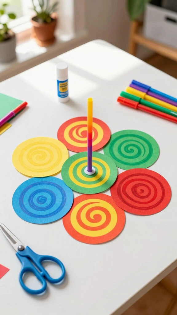 DIY Rainbow Spinner