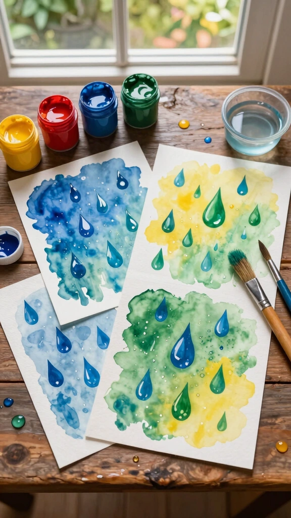 Raindrop Painting