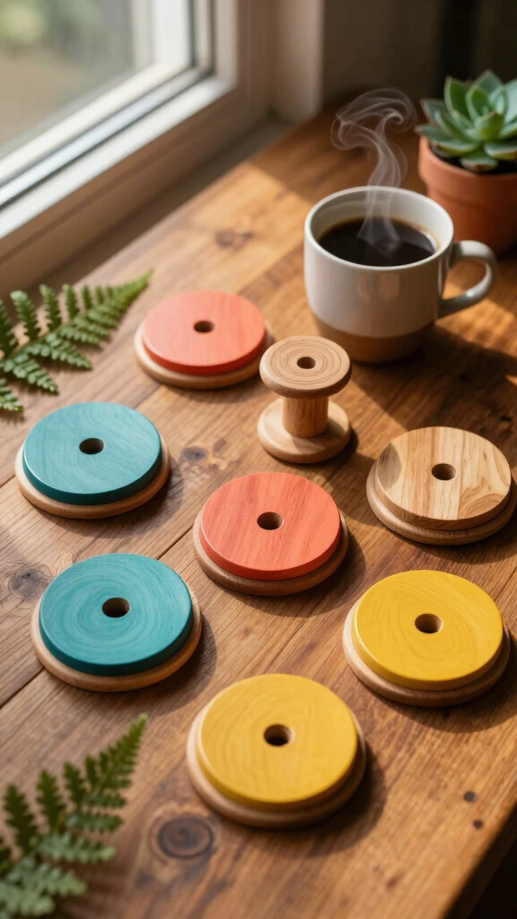 Spool Coasters