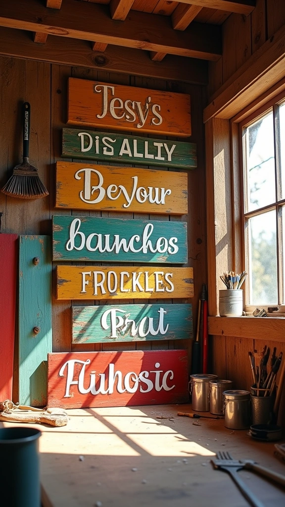 Reclaimed Wood Signs