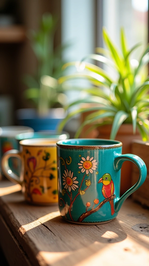 Hand-Painted Mugs