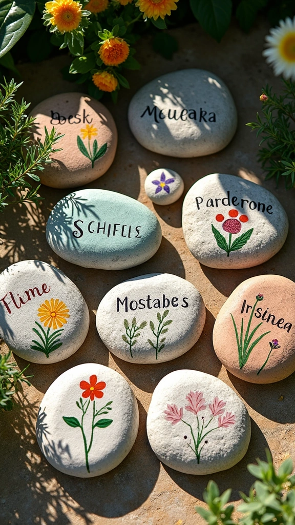Garden Stone Markers